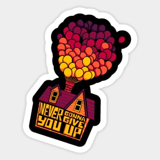 Never Gonna Give You Up Sticker